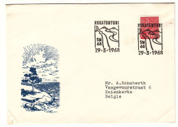 Finlande - Lettre De 1968 - Oblit Rukatunturi - - Lettres & Documents