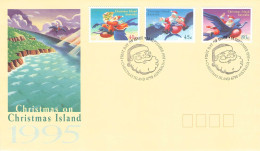 CHRISTMAS ISLANDS - FDC 1995 CHRISTMAS  / *177 - Christmaseiland