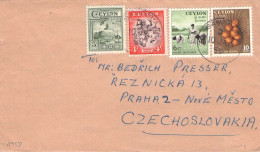 CEYLON - LETTER 1958 GAMPOLA - PRAHA/CZ  / *178 - Sri Lanka (Ceilán) (1948-...)