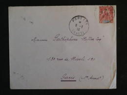 BU10 ET. D OCEANIE BELLE LETTRE 1913 PAPEETE  A PARIS FRANCE + + AFF. INTERESSANT+++ - Cartas & Documentos