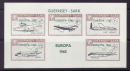 GUERNSEY SARK 1965 EUROPA CEPT  MS MNH - 1965