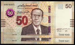 2 Banknotes Of 50 Dinars  2022 UNC** (FREE SHIPPING) //2 Billets De 50 Dinars 2022 Neufs** (ENVOI GRATUIT) - Tunesien