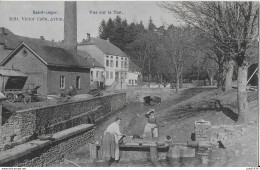 SAINT - LEGER ..-- BRASSERIE , MAISON GAUPIN , LAVANDIERES . CHEMINEE . Vue Sur Le TON . - Saint-Léger