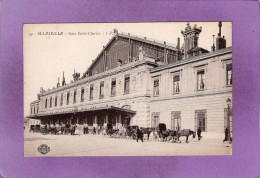 13 MARSEILLE Gare Saint Charles  Attelages  Edition I. P. N° 19 - Stazione, Belle De Mai, Plombières