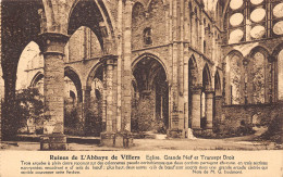 Ruines De L'Abbaye De Villers - Eglise - Grande Nef Et Transept Droit - Villers-la-Ville