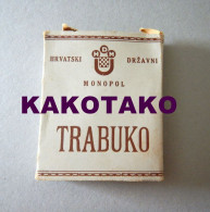 NDH - WW2 - CROATIA - TRABUKO CIGAR CASE - Empty Box  RARE ! Cigarette - Cajas Para Tabaco (vacios)