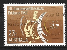 AUSTRALIE. N°791 De 1982 Oblitéré. Haltérophilie Aux Jeux Du Commonwealth. - Gewichtheben