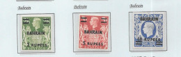 GB George Vl -   "ARMS"  BAHRAIN   -  High Values (3)  Light Hinging - See Scans - Unused Stamps