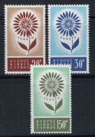 Cyprus 1964 Europa CEPT (**)  Mi 240-42- € 35,-; Y&T 232-34 - € 60 - 1964