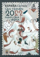 ESPAGNE SPANIEN SPAIN ESPAÑA 2022 POPULAR FESTIVALS:SAN FERMIN PAMPLONA IRUÑA USED ED 5589 MI 5640 YT 5345 SG 5589 - Used Stamps