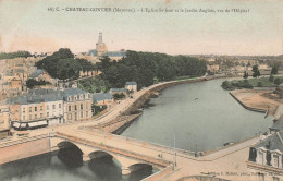 Château Gontier * L'église St Jean Et Le Jardin Anglais , Vus De L'hôpital - Chateau Gontier