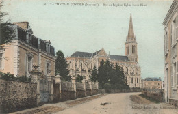 Château Gontier * Rue De Segré Et église St Rémy - Chateau Gontier