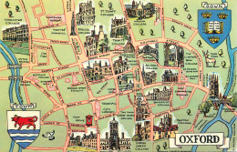 England Oxford Town Map - Oxford