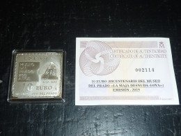 10 EURO DU BICENTENARIO DEL MUSEO DEL PRADO 1819-2019 + BOITE + CERTIFICAT 2019- BICENTENAIRE DU MUSEE " DEL PRADO "(06) - Sammlungen