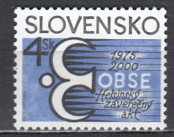 Slovakia 2000 - 25 Years Of The Helsinki Final Act Of The CSCE, Mi-Nr. 374, MNH** - Nuovi