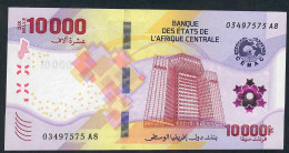 C.A.S. NLP 10000 Or 10.000 FRANCS 2020 Issued 15.12.2022 #A8    UNC. - Central African States