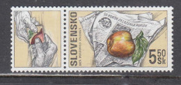 Slovakia 2000 - Day Of The Stamp, Mi-Nr. 383Zf., MNH** - Neufs