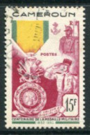 CAMEROUN 1952 Medaille Militairel Centenary. Used.  Yv. 296, SG 256 - Used Stamps