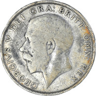 Monnaie, Grande-Bretagne, George V, 1/2 Crown, 1923, TB+, Argent, KM:818.2 - K. 1/2 Crown