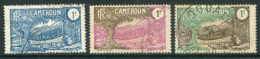 CAMEROUN 1926-29 Definitive 1 F. In Three Colours. Used.  Yv.127, 142-43, SG 97-99 - Gebraucht