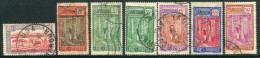 CAMEROUN 1927-38 Definitive 15C. - 75C. Used.  Yv.127, 134-40 - Oblitérés