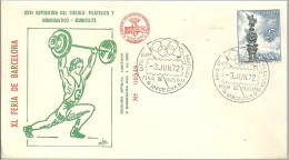 POSTMARKET ESPAÑA 1972 - Gewichtheben