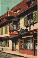 France - Ribeauvillé - Maison Des Ménétriers - Auberge - LL - Animé Et Colorisé - Carte Postale Ancienne - Ribeauvillé