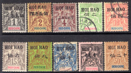 Hoi-Hao 1903-04 Mixed Mint And Used Set To 30c. - Ungebraucht