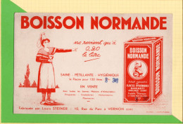 Buvard & Blotting Paper : Boisson NORMANDE  VERNON ( Eure) - Softdrinks