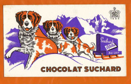 BUVARD : Chocolat SUCHARD Chien De Traineau - Cacao