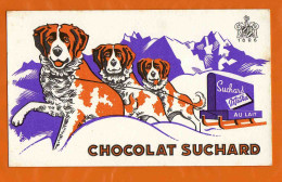 BUVARD : Chocolat SUCHARD Chien De Traineau - Chocolat