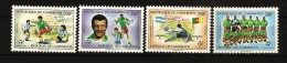 Cameroun 1990 N° 827 / 30 ** Football, Coupe Du Monde, Italie, Argentine, Gardien, But, Lions Indomptables, Roger Milla - Cameroun (1960-...)