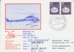 Germany  Heli Flight From Polarstern To Druzhnaya  11 JAN 1986 Ca Polarstern 11.01.1986 (ST166) - Vols Polaires