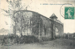 CPA Pyrénées-Atlantiques > Arthez De Bearn Eglise De La Commanderie De Caubin - Arthez De Bearn
