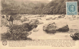 BELGIQUE - Nonceveux - Les Fonds De Quarreux - Rochers - Quartzites - Vaches - Rivière - Carte Postale Ancienne - Aywaille