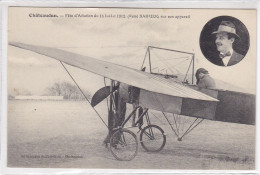 Châteaudun - Fête D'Aviation Du 14 Juillet 1912 - (René Barbier) Sur Son Appareil - Aviateurs