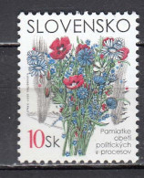 Slovakia 2001 - Commemorating The Victims Of Political Trials, Mi-Nr. 407, MNH** - Nuovi