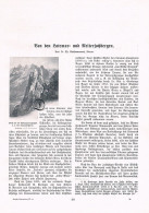 A102 1378 Christomannos Compton Latemar Dolomiten Artikel / Bilder 1904 - Altri & Non Classificati