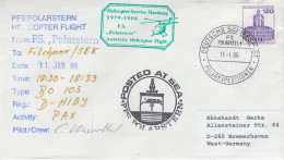 Germany Heli Flight From Polarstern To Filchner 11.1.1986  Ca Polarstern 11.01.1986 (ST167C) - Vols Polaires