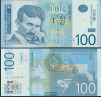 Serbia Pick-number: 57b Uncirculated 2013 100 Dinara - Serbia