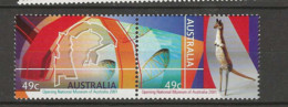 2001 MNH Australia Michel 2017-18 Postfris** - Mint Stamps