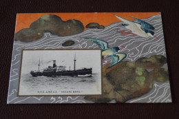 Bateau N.Y.K. SS,  Daté De 1930 , Hakone Maru ,belle Carte Ancienne Pour Collection - Steamers