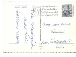 0564i: AK Österreich 1975, Werbestempel Herz- Frauen- Rheumaheilbad Bad Tatzmannsdorf, Werbestempel - Kuurwezen