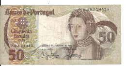 PORTUGAL 50 ESCUDOS 1980 VF P 174 B - Portugal