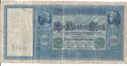 ALLEMAGNE 100 MARK 1910 VG+ P 43 - 100 Mark