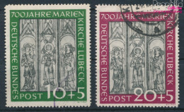BRD 139-140 (kompl.Ausg.) Gestempelt 1951 Marienkirche (10093008 - Gebraucht