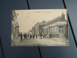 Cpa Isbergues - Route De Molinghem. 1914 - Isbergues