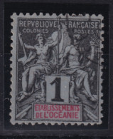 OCÉANIE 1892 - Canceled - YT 1 - Oblitérés