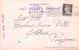 21210 " FRE' LUIGI-TORINO " CONFERMA D'ORDINE-VERA FOTO -CART. POST. SPEDITA1933 - Shopkeepers