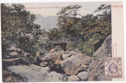 CPA Chine . Hong Kong . A Picturesque Spot Near The Racquet Court. Timbre Edward VII - China